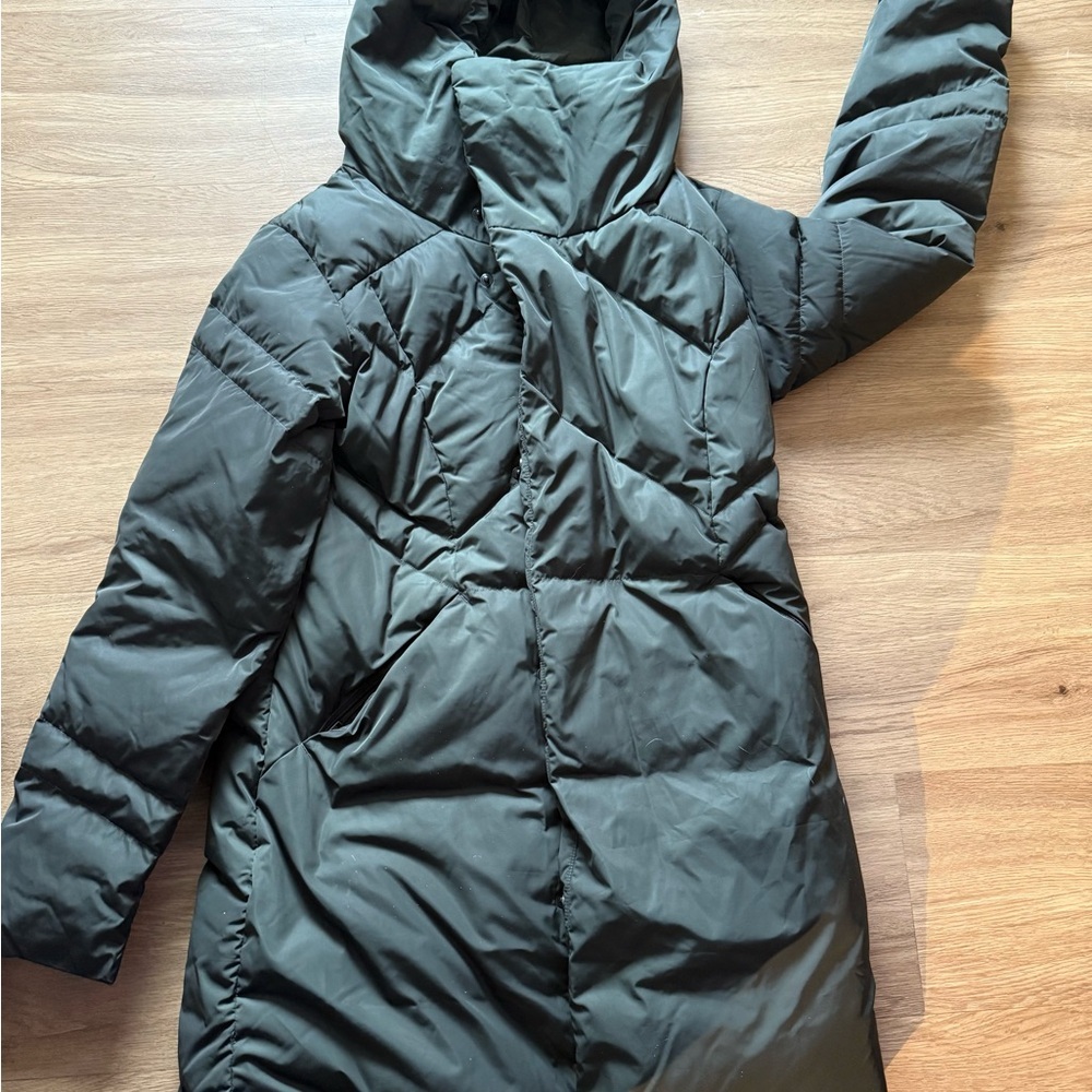 Women's dark green - Puffer Jacket - Under Armour - Picture 2 of 3